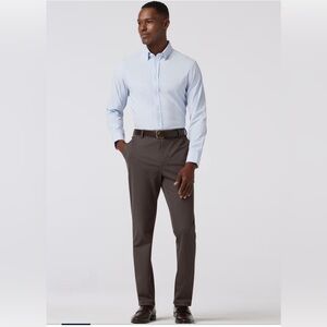 NWT Mizzen + Main Upton Chino Pant color pewter solid size 33X32 straight